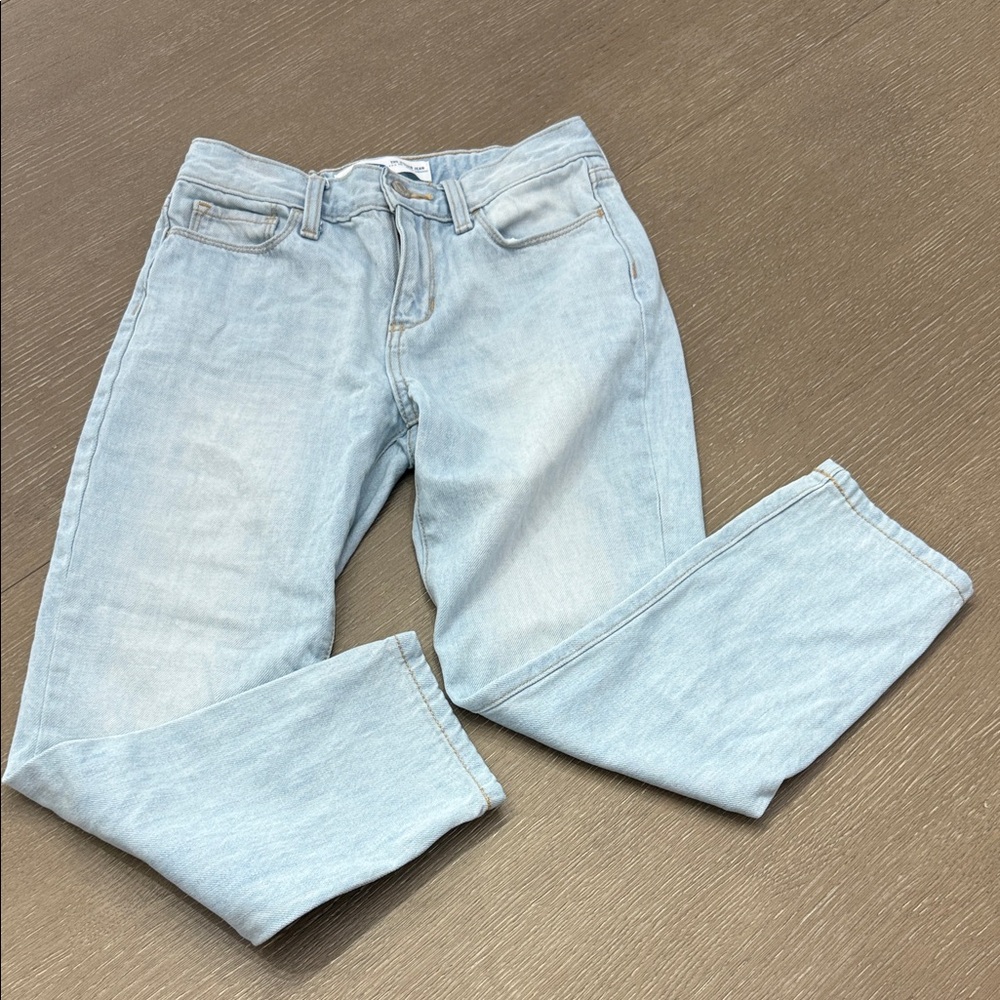Girls Old Navy Light Blue Denim Jeans Adjustable Waist